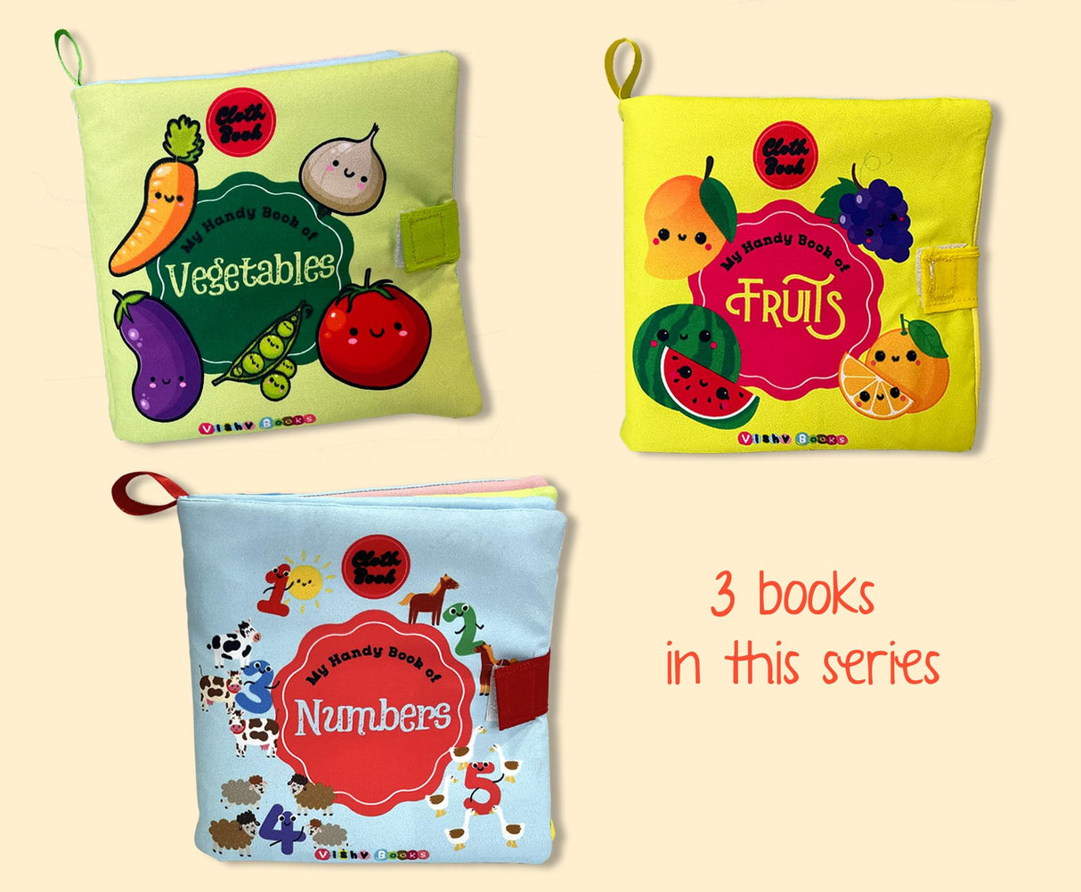 Vishv Books Cloth Book My Handy Book of Fruits - Retail Maharaj