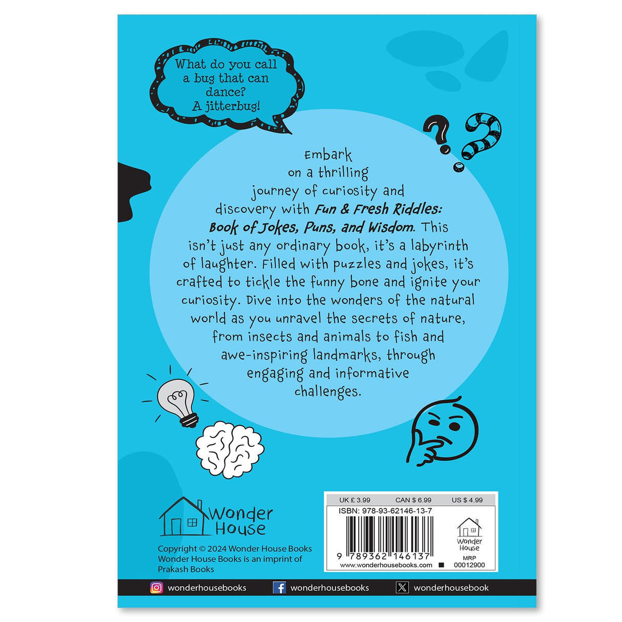 Fun and Fresh Riddles Book of Jokes, Puns, and Wisdom - Retail Maharaj