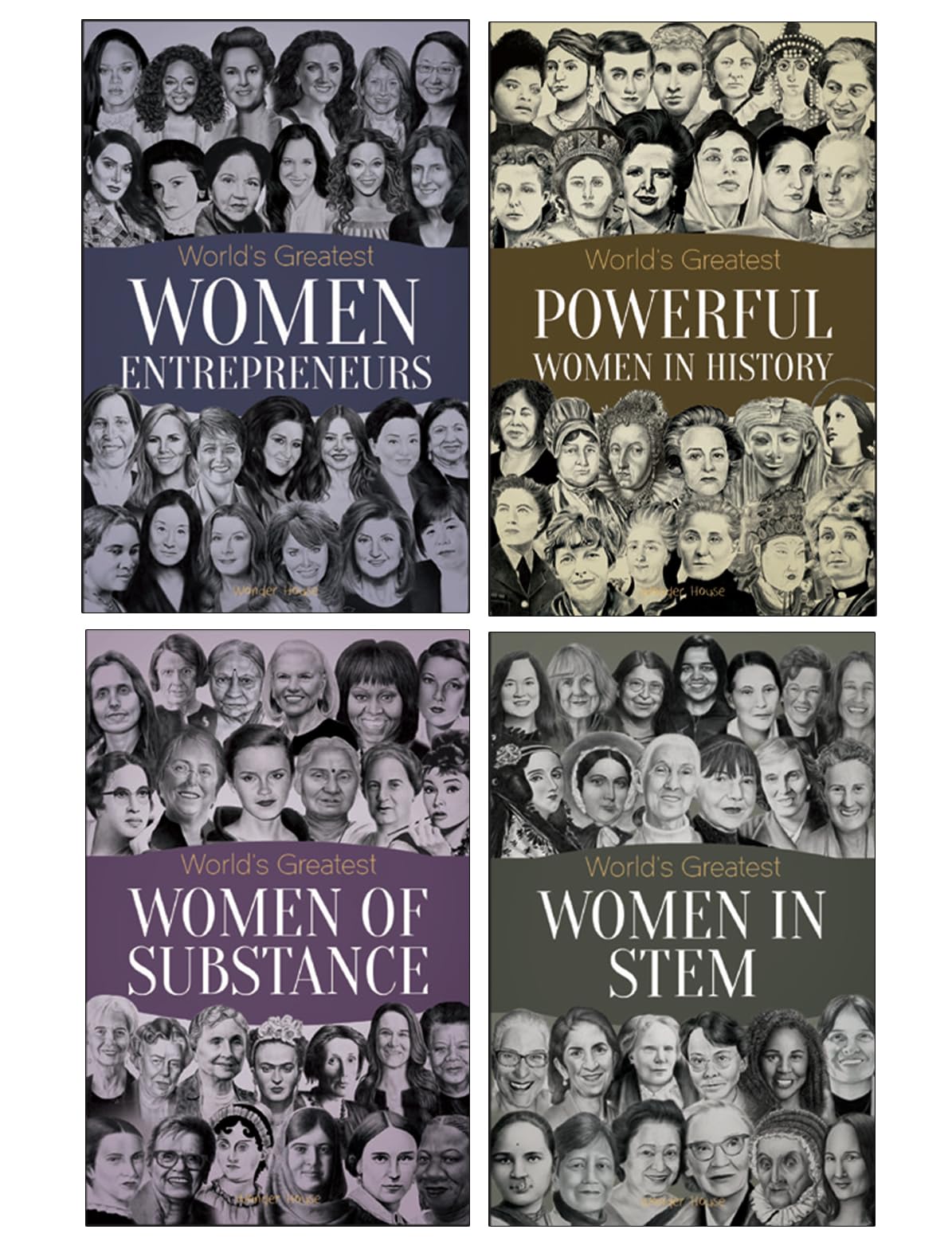 World’s Greatest Library- A Collection of 100 Women Personalities (Boxed Set of 4 books) - Retail Maharaj