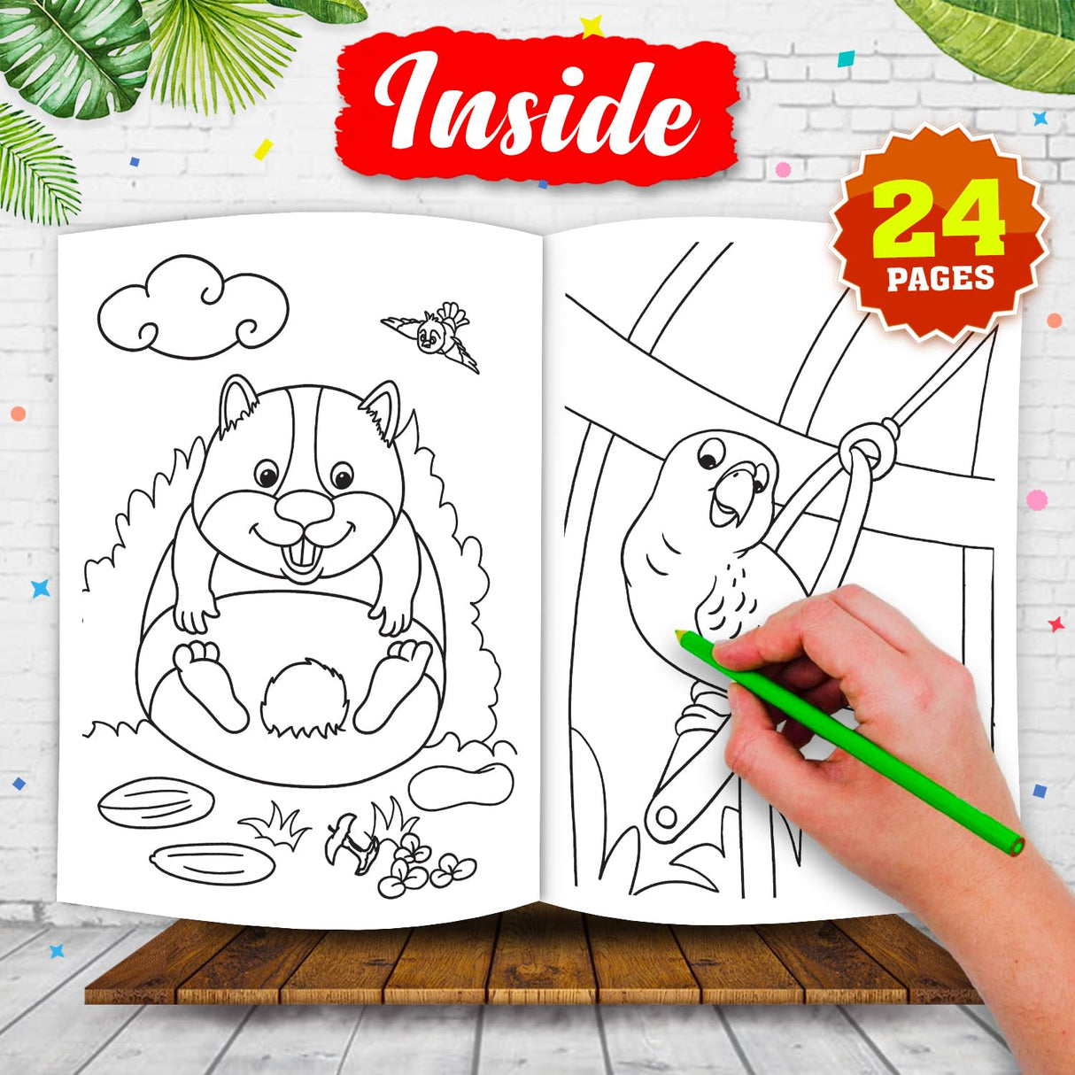 A Colouring Book Fun Pet Animals - Coloring Activity Book for Creative Kids - For 6 to 8 Years Old Kids: A Colouring Book of Fun and Pet Animals Art Book for Kids - Retail Maharaj