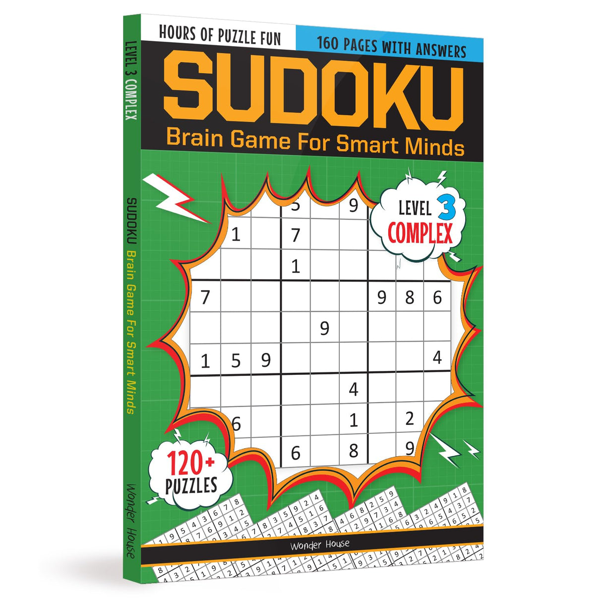 Sudoku - Brain Games for Smart Minds: Logic Building & Critical Thinking for Kids | Ages 6–10 | 6 Hours of Fun | Level 3 - Retail Maharaj