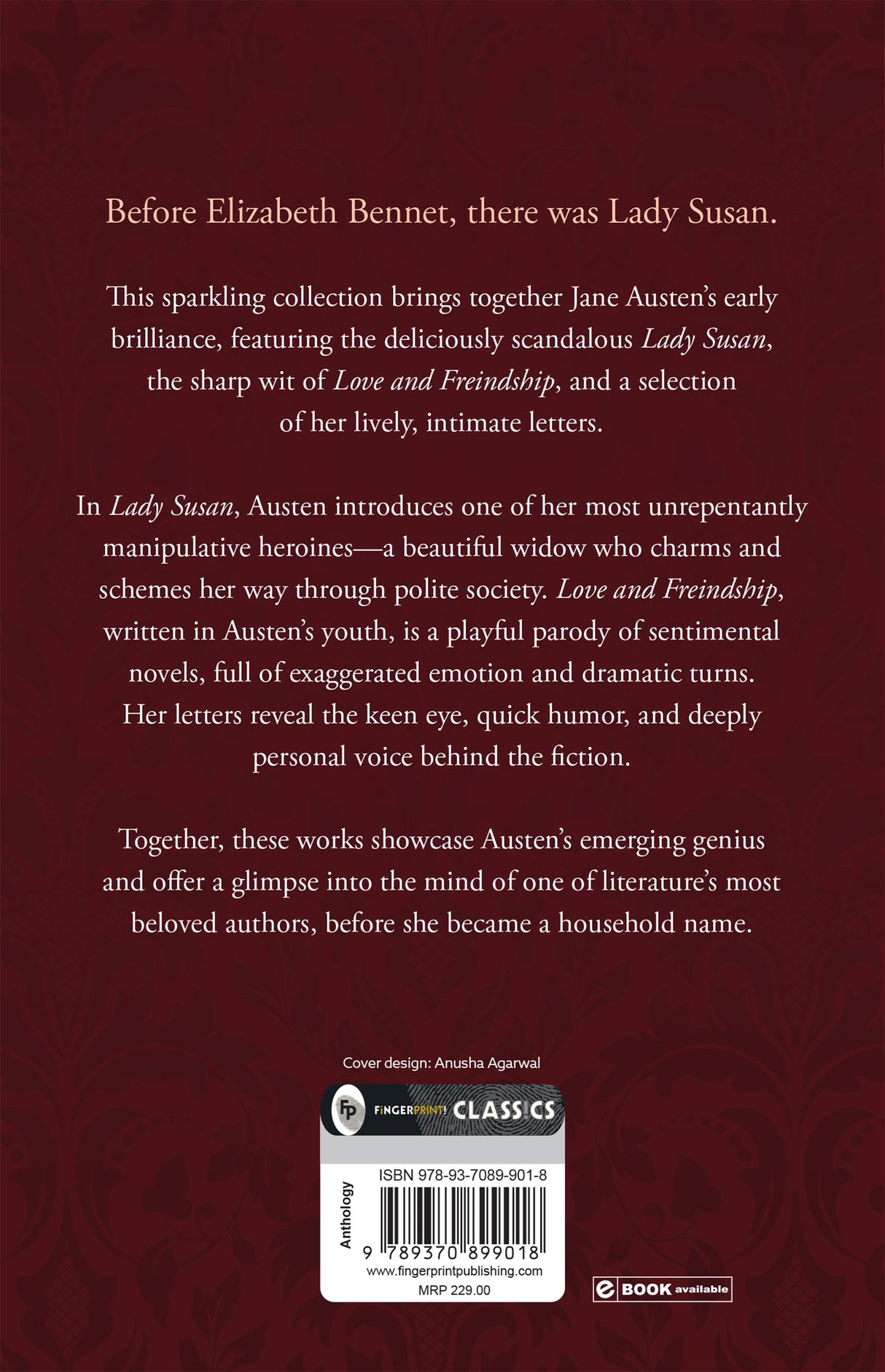 Lady Susan and Other Selected Works by Jane Austen - Retail Maharaj