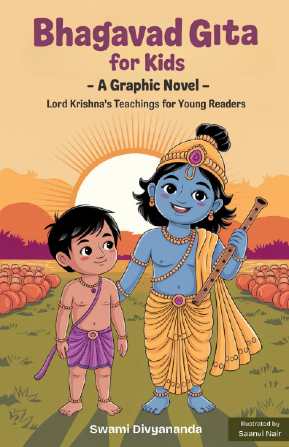 Illustrated Bhagavad Gita for Kids: A Graphic Story of Lord Krishna’s Teachings for Young Readers (Ideal for Ages 4-6, 7-8, 8-12) | A Perfect Gift for Children, Teens, and Adults - Retail Maharaj
