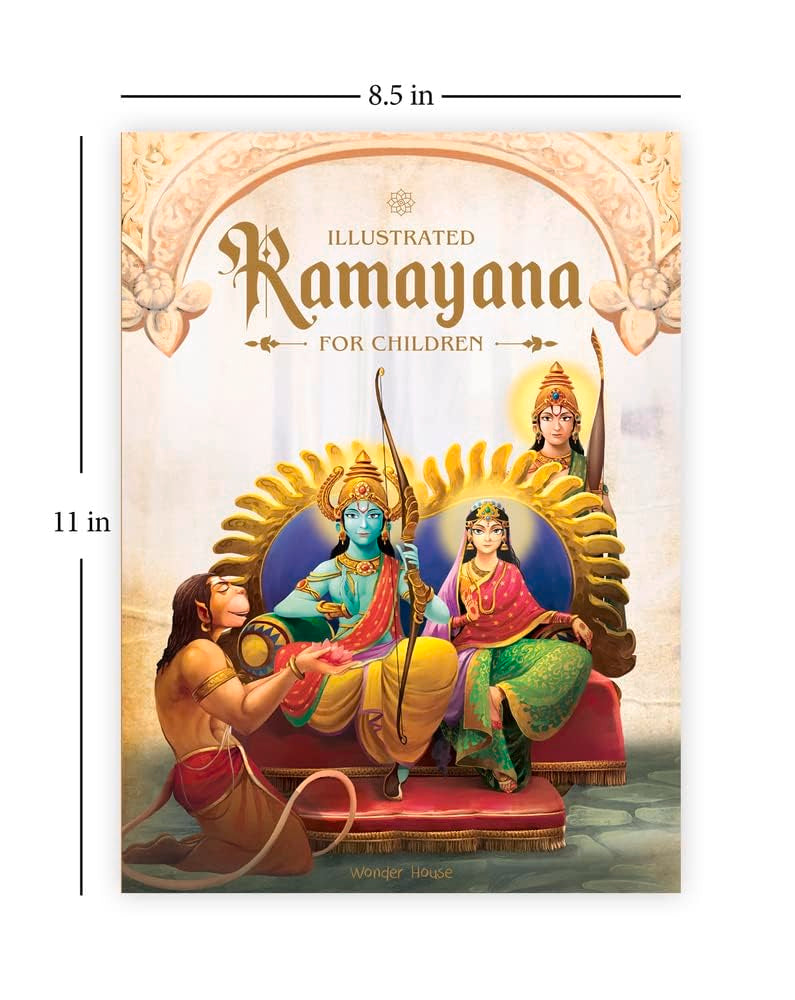 Illustrated Ramayana For Children : Immortal Epic of India (Deluxe Edition) - Retail Maharaj