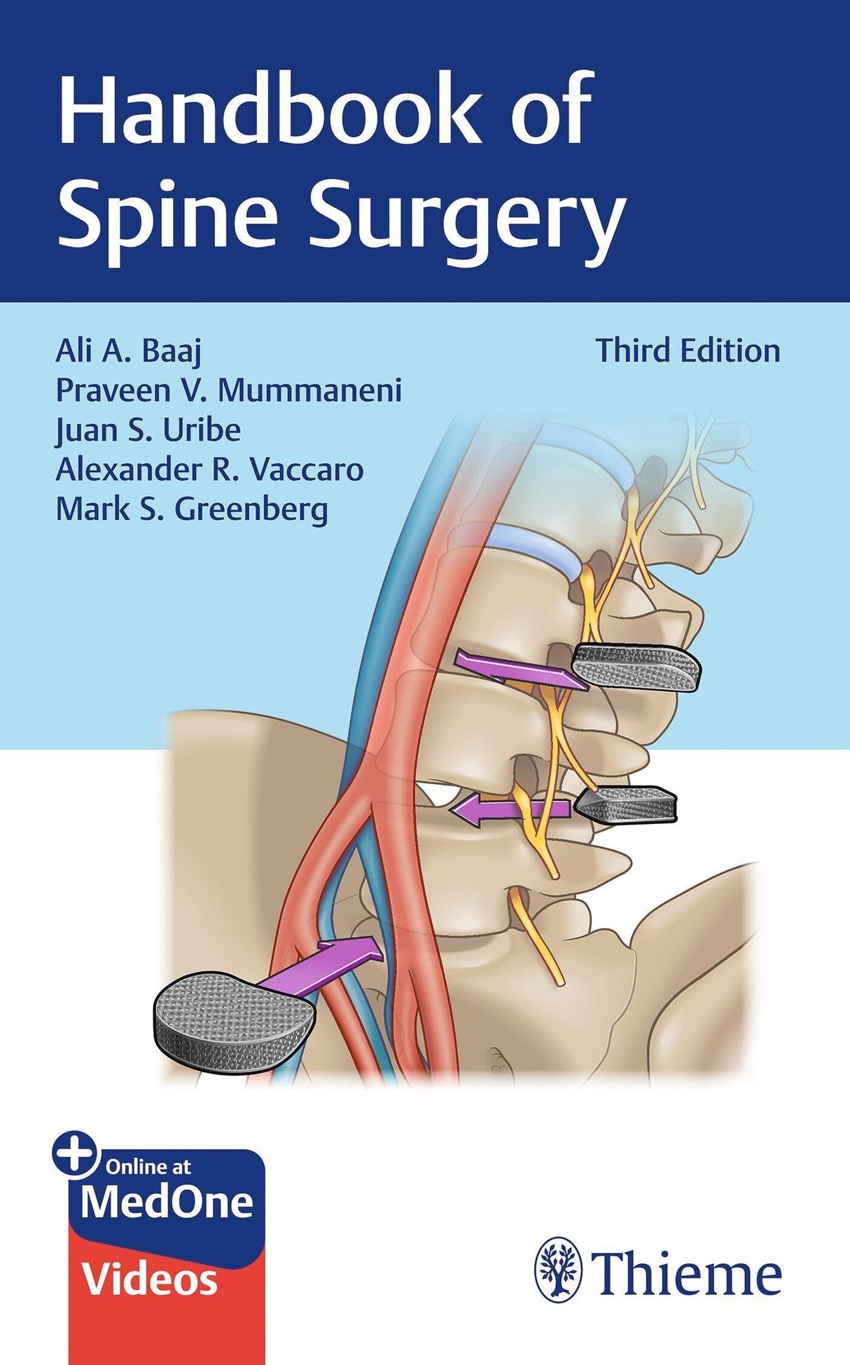 HANDBOOK OF SPINE SURGERY WITH ACCESS CODE 3ED (PB 2025 - Retail Maharaj