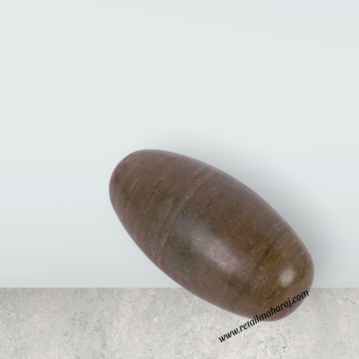 Narmadha Banalingam - 5 Inches | Banalinga Shivling/ Shivalingam for Pooja - Retail Maharaj