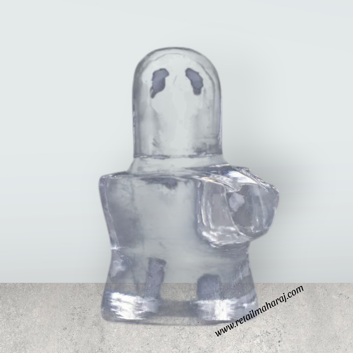 Spatika Lingam - 1 Inches | Spatika Shiva Lingam/ Spatika Shivling for Pooja and Worship - Retail Maharaj