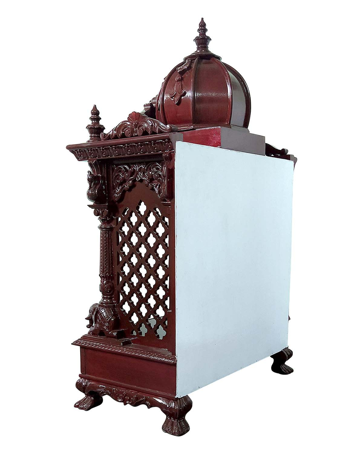Ghar Mandir - Sevan Wood (Cherry Colour) - Retail Maharaj
