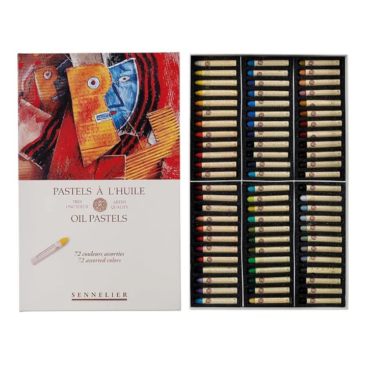 Sennelier Oil Pastel Set 48 Assorted Colours in Cardboard Box - Retail Maharaj