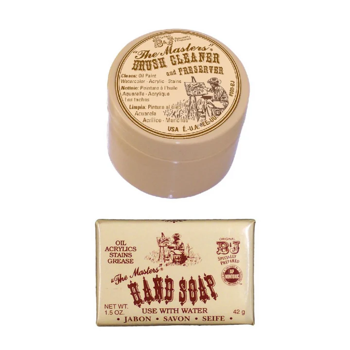 The Masters Brush Cleaner and Artist Hand Soap Combo for Complete Brush Care - Retail Maharaj