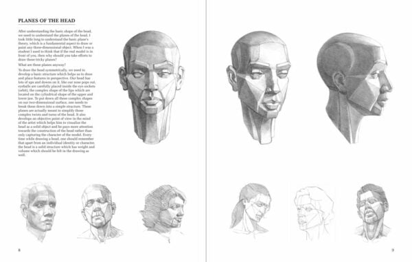 Head Study Simplifying the Human Head Drawing Guide by Tushar Moleshwari - Retail Maharaj