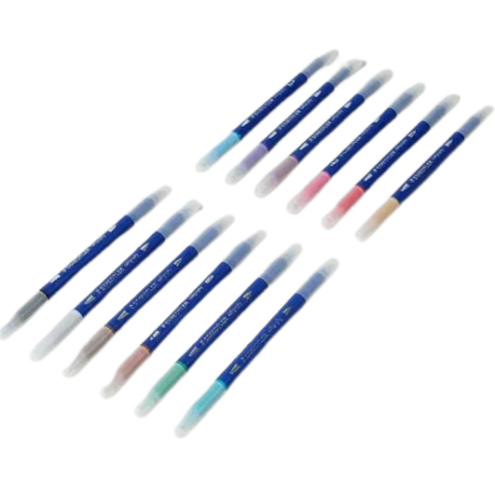 Staedtler 12 Double Ended Calligraphy Pens – Perfect for Artistic Writing & Craft Projects - Retail Maharaj