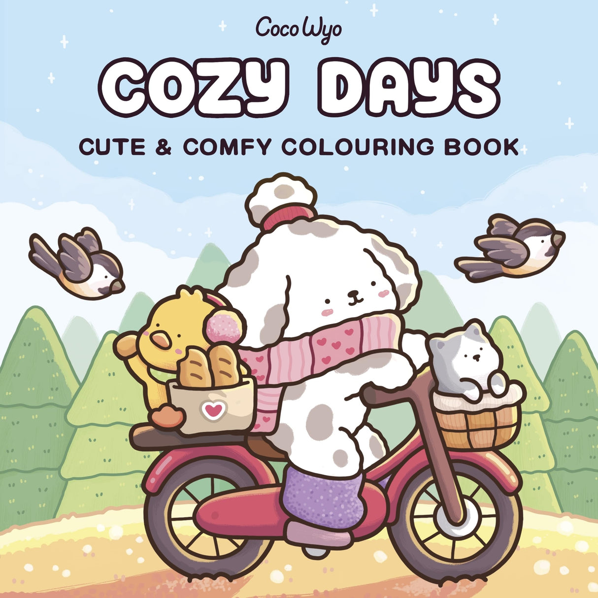 Cozy Days: A cute and comfy colouring book (Coco Wyo) - Retail Maharaj