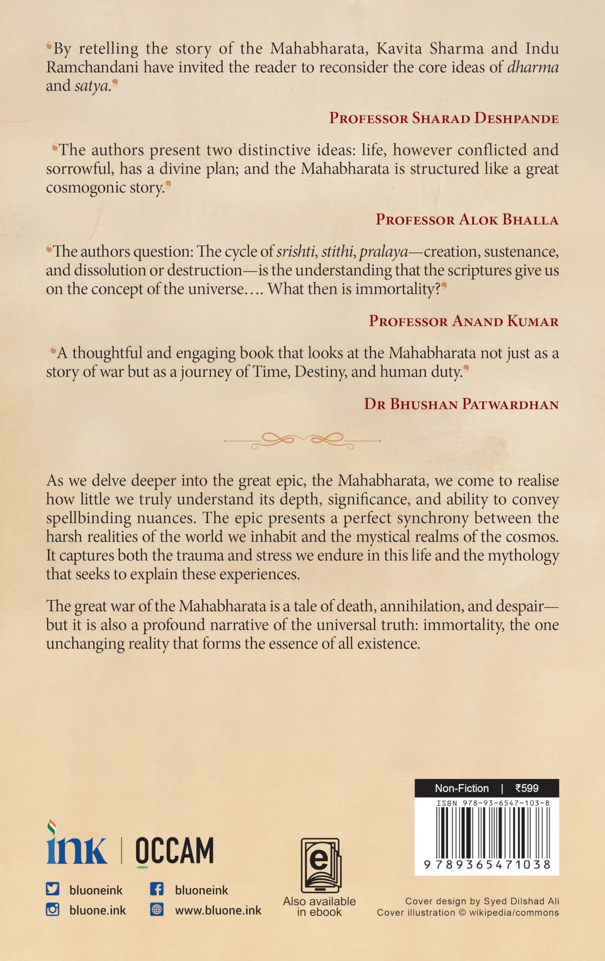 From Death to Immortality: The Great War of the Mahabharata - Retail Maharaj