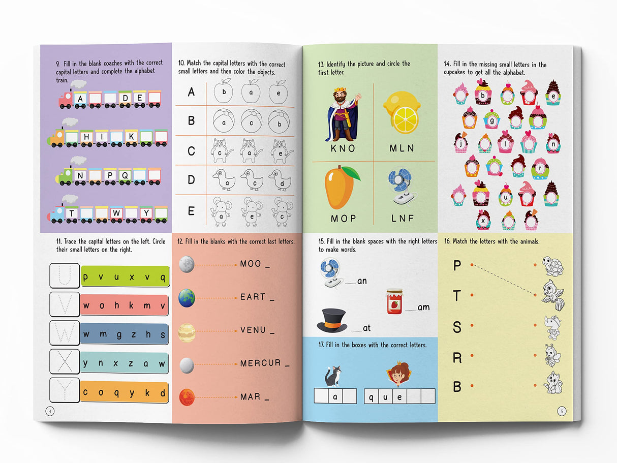 201 English Activity Book: Fun Activities and Grammar Exercises | Alphabet & Words, Rhyming & Opposites | Ages 5–9 | 4+ Hours of Interactive Learning - Retail Maharaj