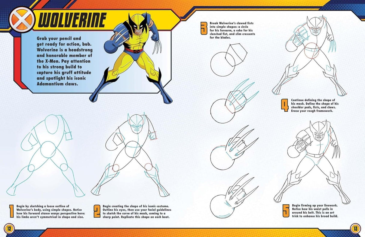 The Official X-Men How To Draw - Retail Maharaj