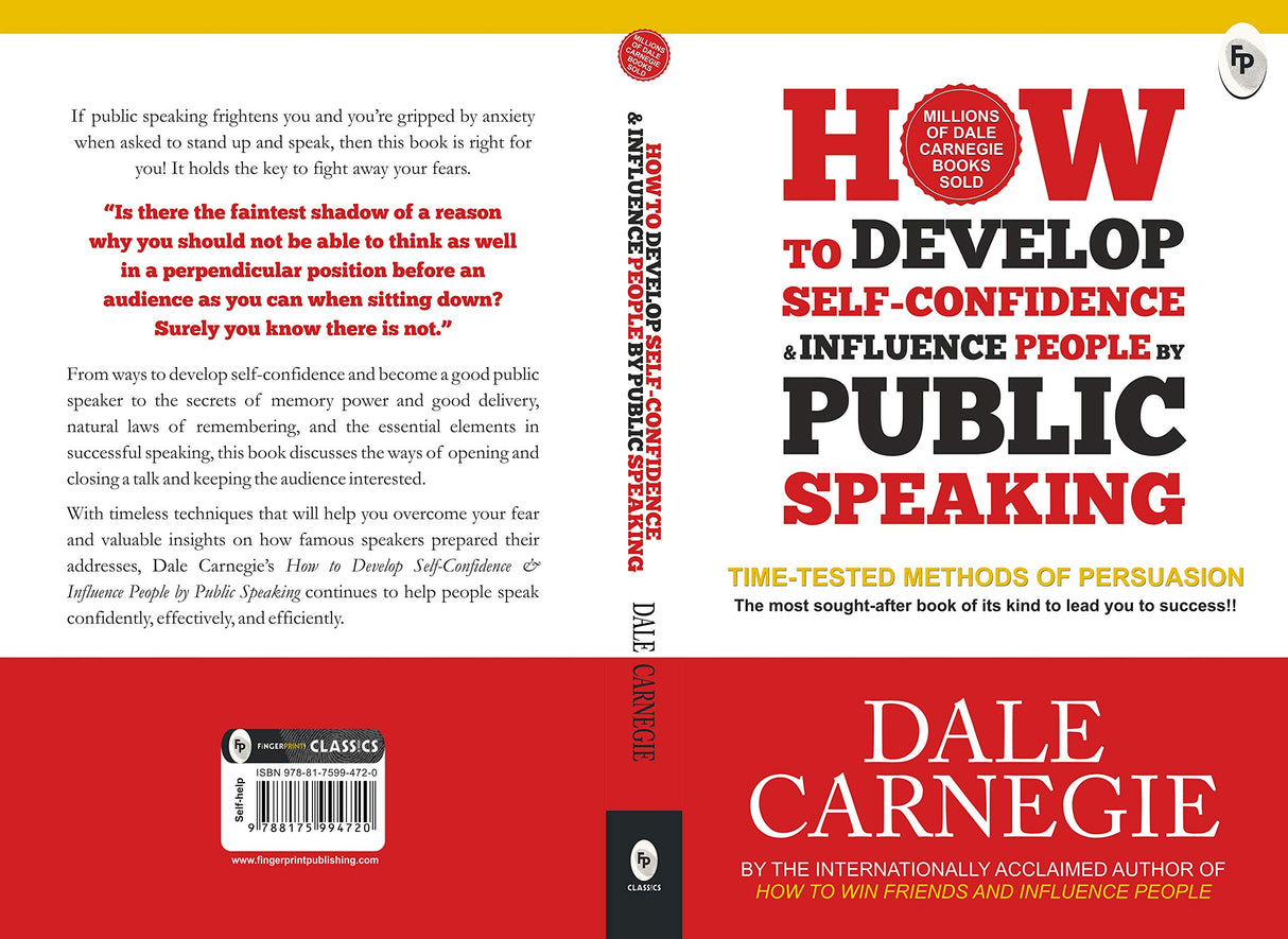 How to Develop Self-Confidence & Influence People By Public Speaking - Retail Maharaj