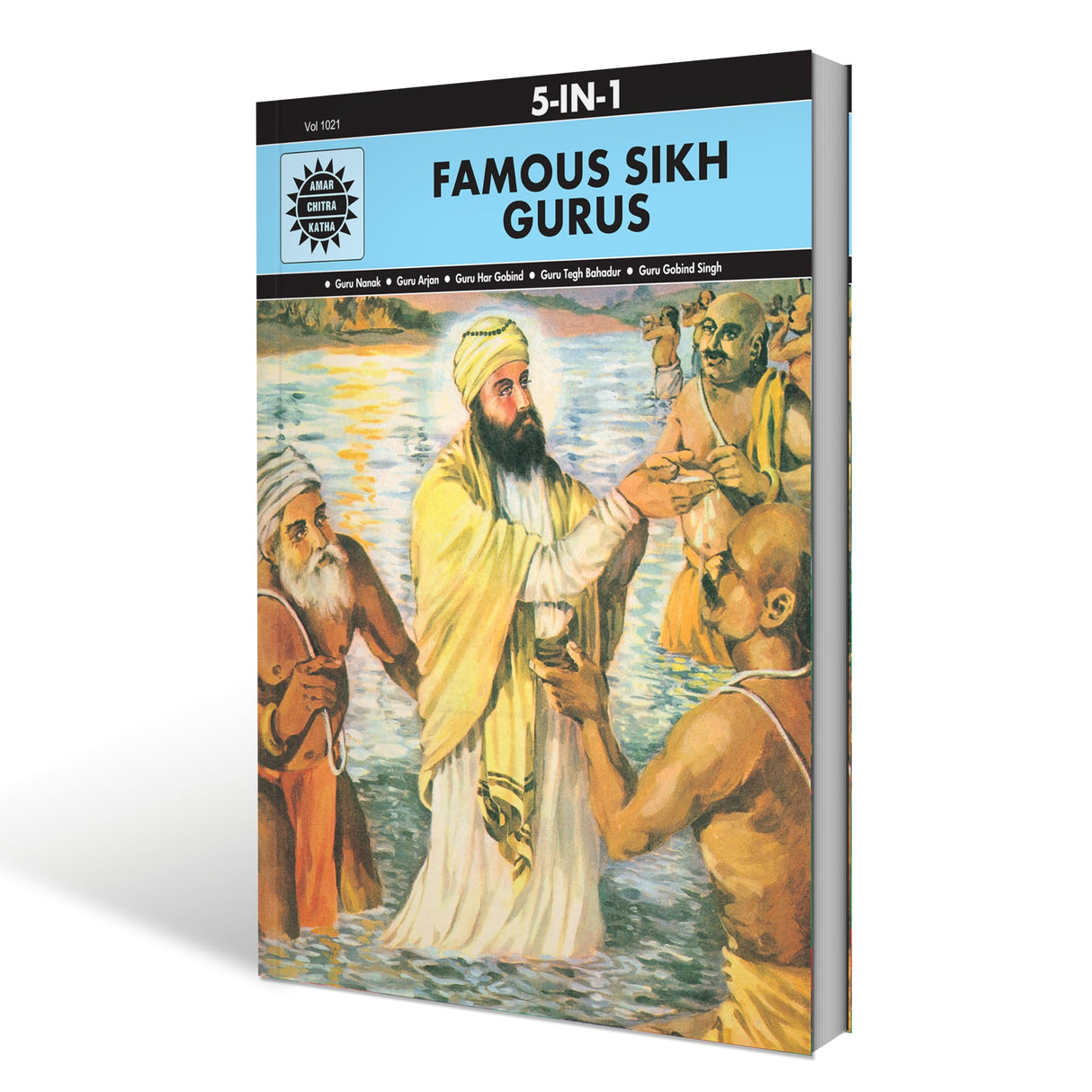 Famous Sikh Gurus: 5 in 1 (Amar Chitra Katha) - Retail Maharaj