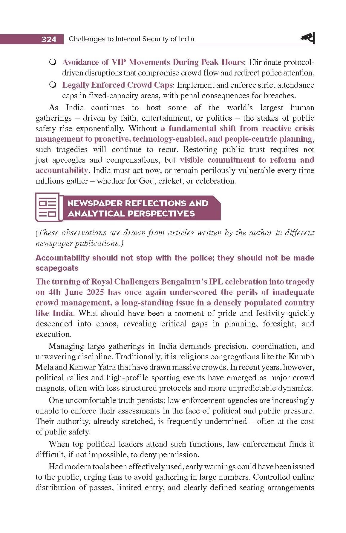 Challenges to Internal Security of India Courseware, 7e for UPSC 2026 | 20+ Conceptual Videos | 60+ Mains Practice Ques. | Colour ebook | Chapterwise PYQs (2013-2024) | Model Answers (2023-2024 PYQs) - Retail Maharaj