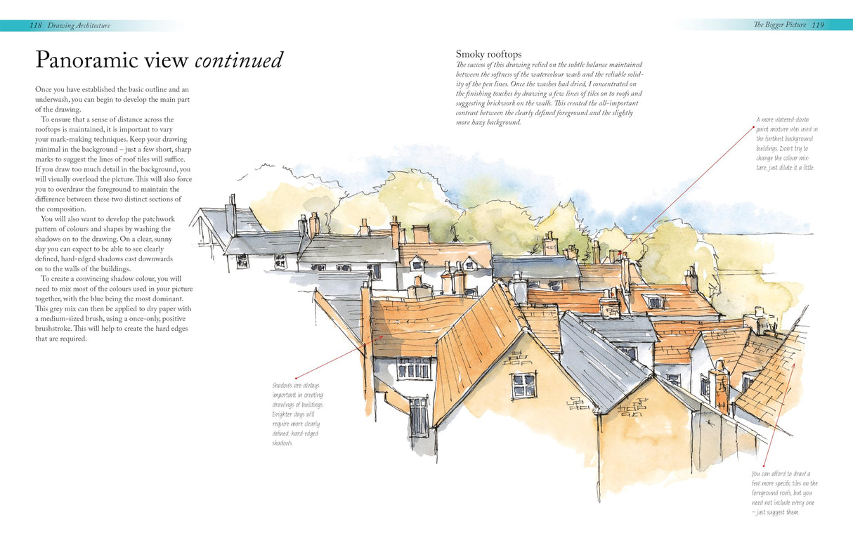 Drawing Architecture: The beginner's guide to drawing and painting buildings - Retail Maharaj