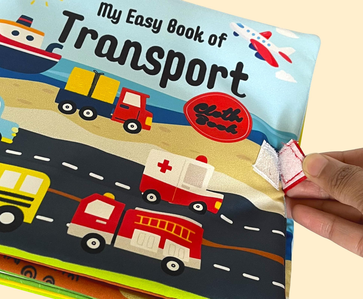 Vishv Books Cloth Book My Easy Book of Transport - Retail Maharaj