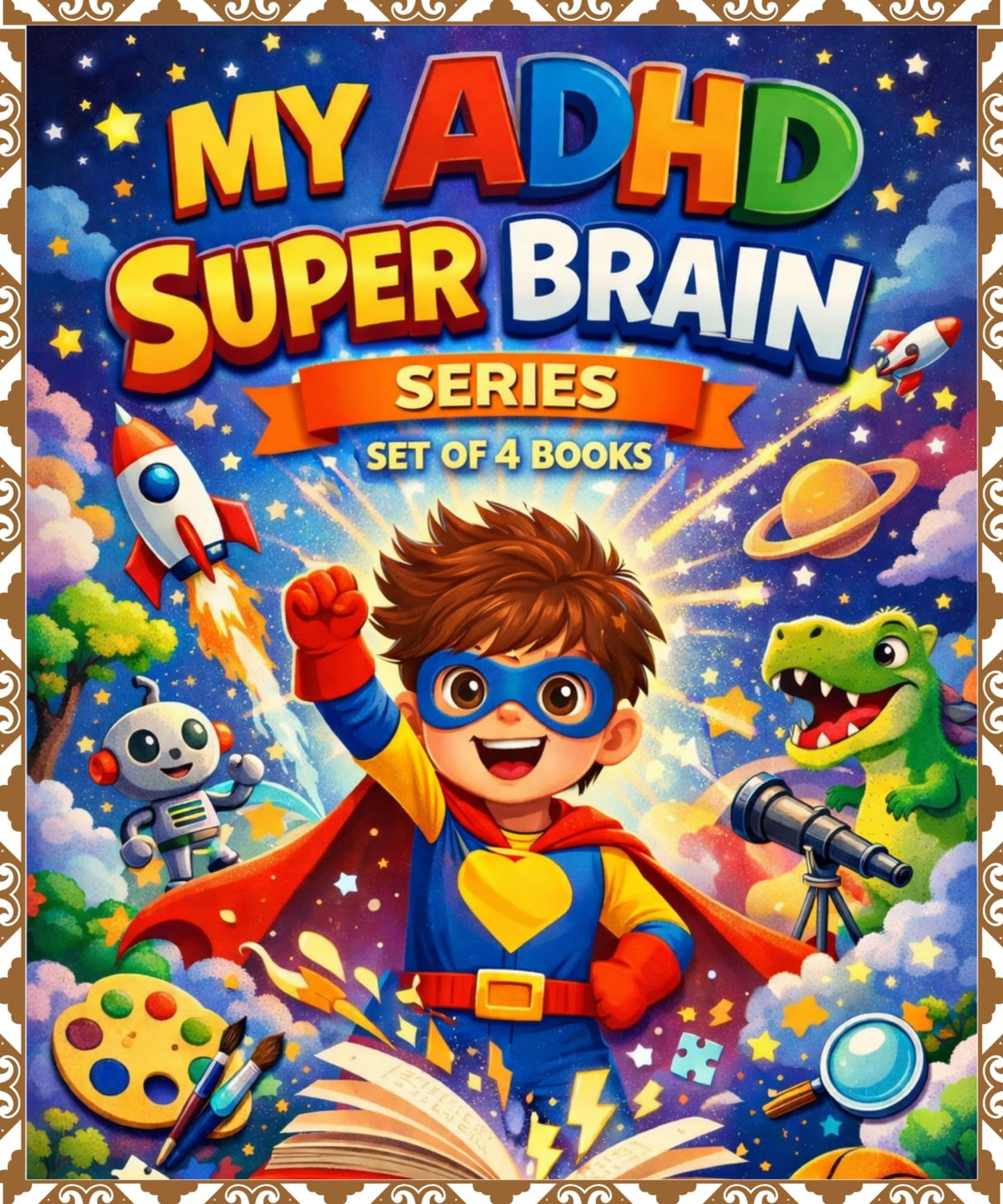 My Adhd Super Brain Series- Set of 4 Books - Retail Maharaj