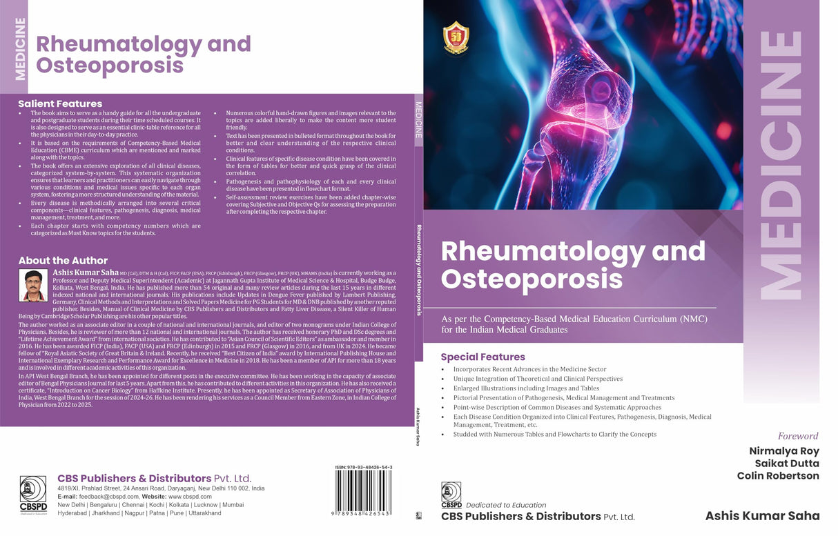MEDICINE- Rheumatology and Osteoporosis (As per the Competency-based Medical Education Curriculum (NMC) for the Indian Medical Graduates - Retail Maharaj