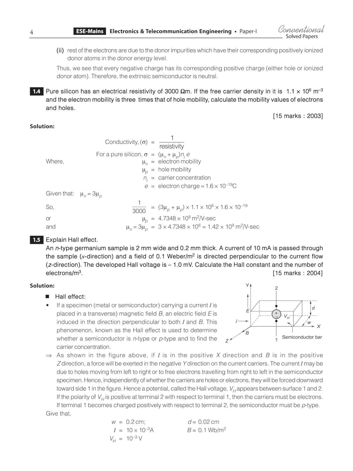 ESE 2026: Mains Examination: Electronics and Telecommunication Engineering (E&T) Volume-I Chapterwise & Topicwise Conventional Solved Papers | 25 Years Solved PYQs 2001-2025 | Fully Solved - Retail Maharaj