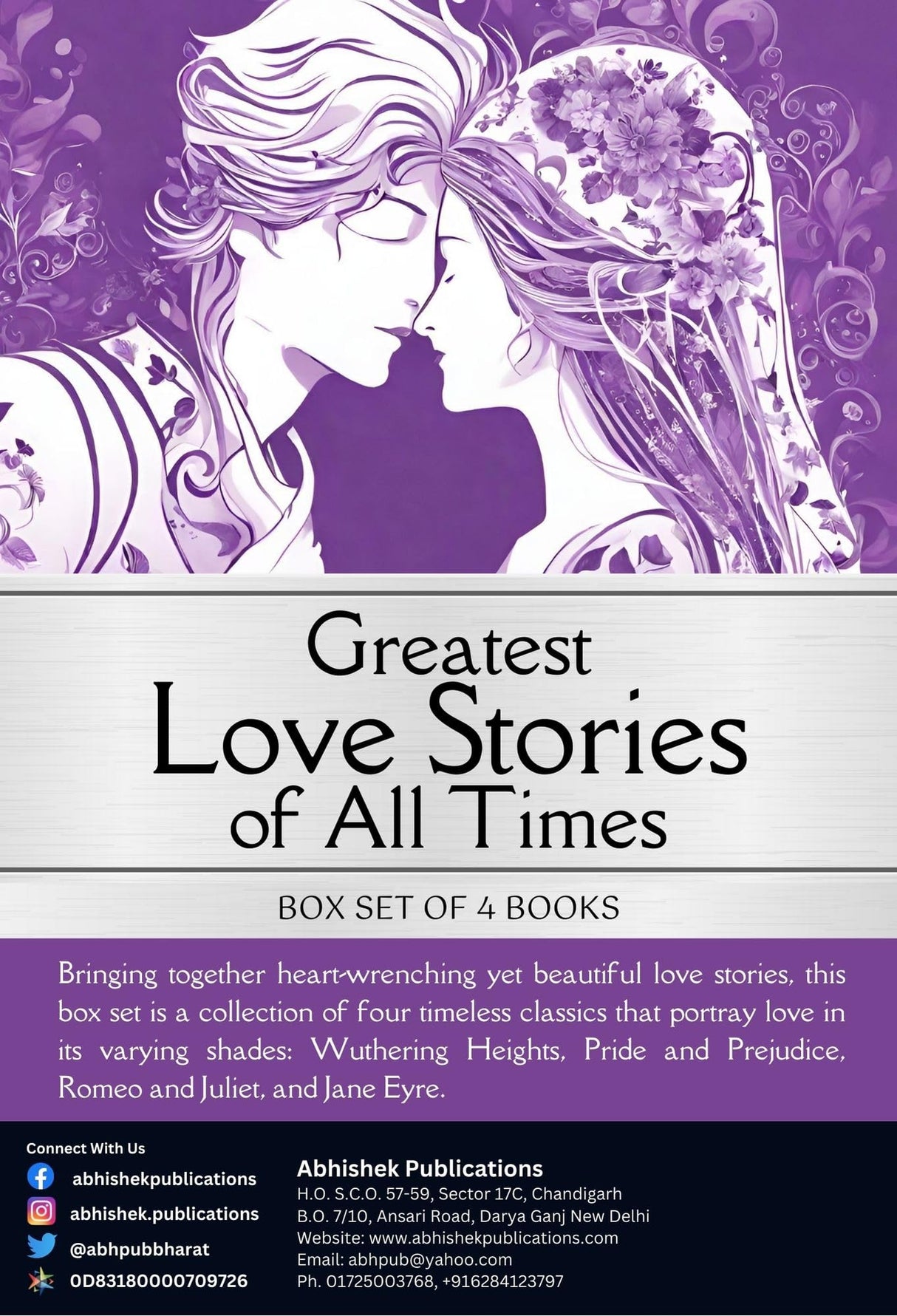 Greatest Love Stories of All Time Box Set of 4 Books - Retail Maharaj