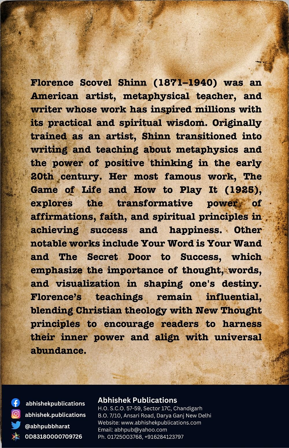 Writings of Florence Scovel Shinn - Retail Maharaj