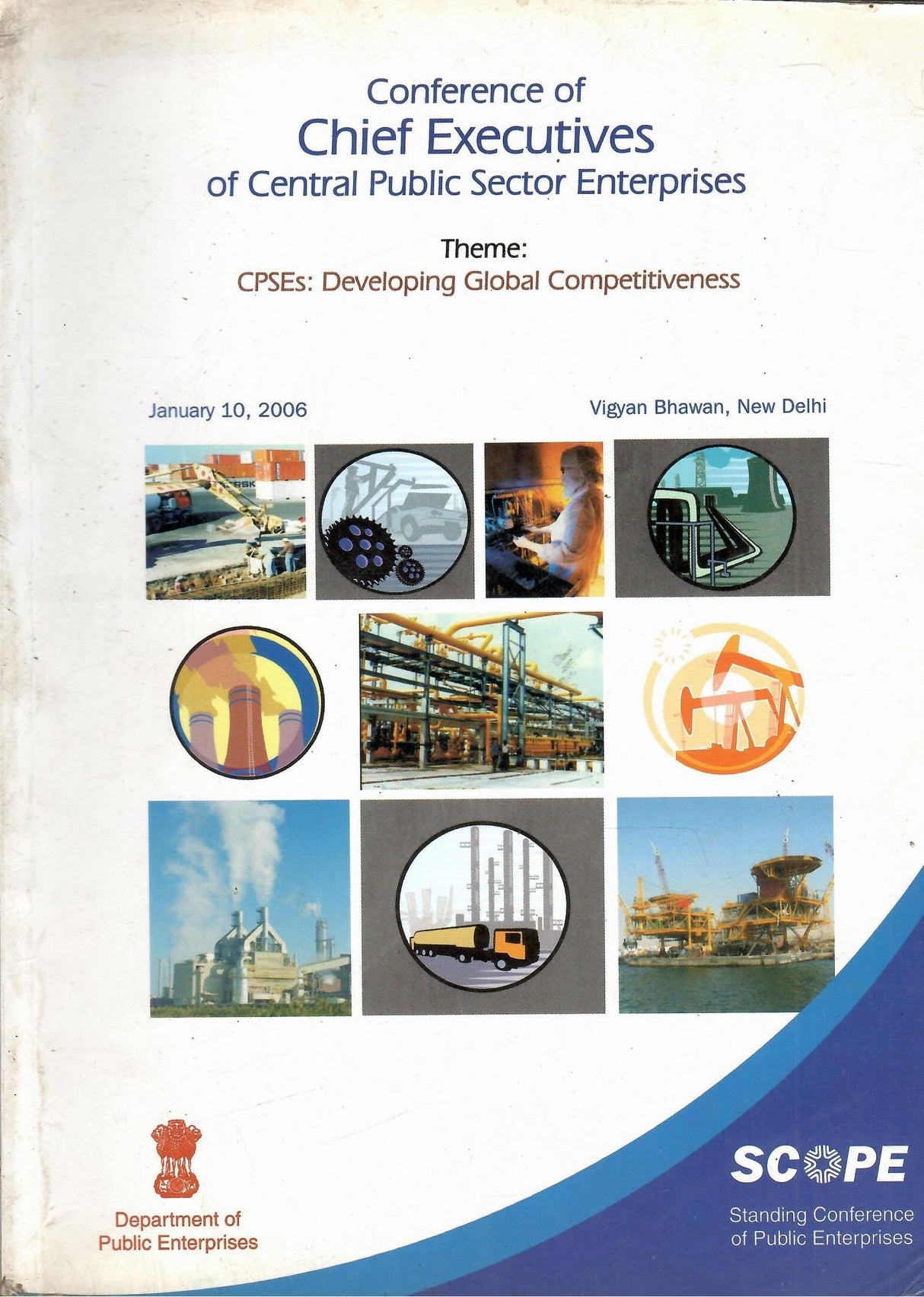 Conference Of Chief Executive Of Central Public Sector Enterprises - Theme : CPSEs : Developing Global Competitiveness