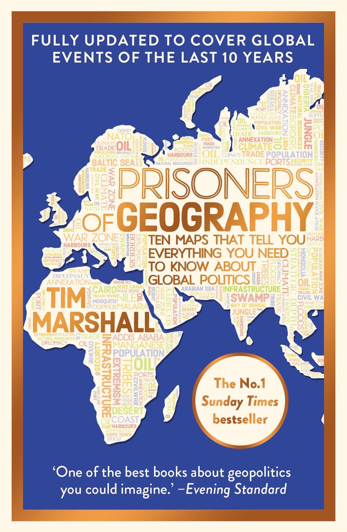 Prisoners of Geography: FULLY UPDATED NEW EDITION OF THE #1 SUNDAY TIMES BESTSELLER (Tim Marshall on Geopolitics) - Retail Maharaj