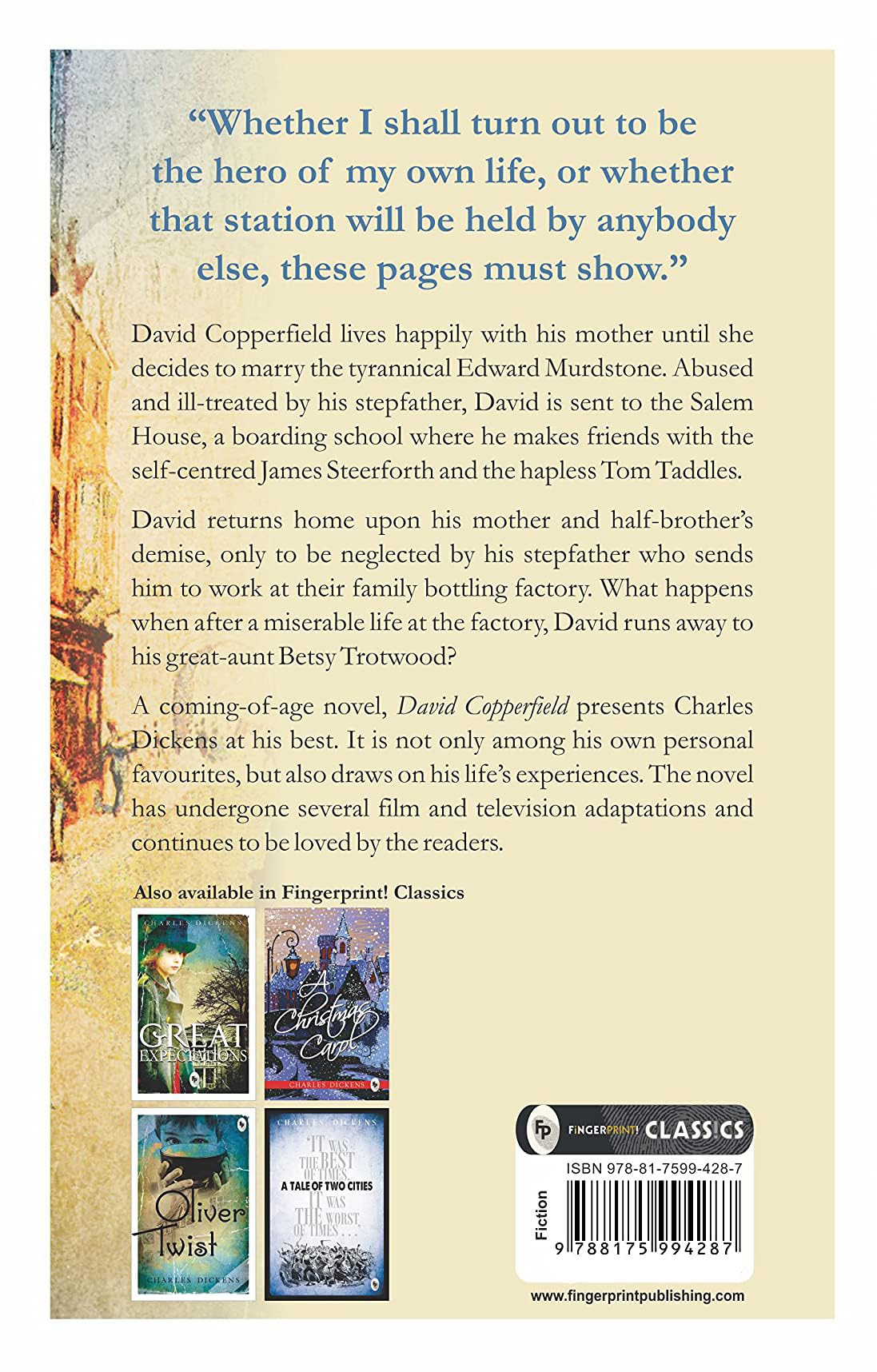 David Copperfield by Charles Dickens - Coming-of-age Story,Victorian Literature,Family Dynamics,Social Commentary,A Masterpiece on Friendship, Love & Redemption,Themes of Family & Self-Discovery - Retail Maharaj