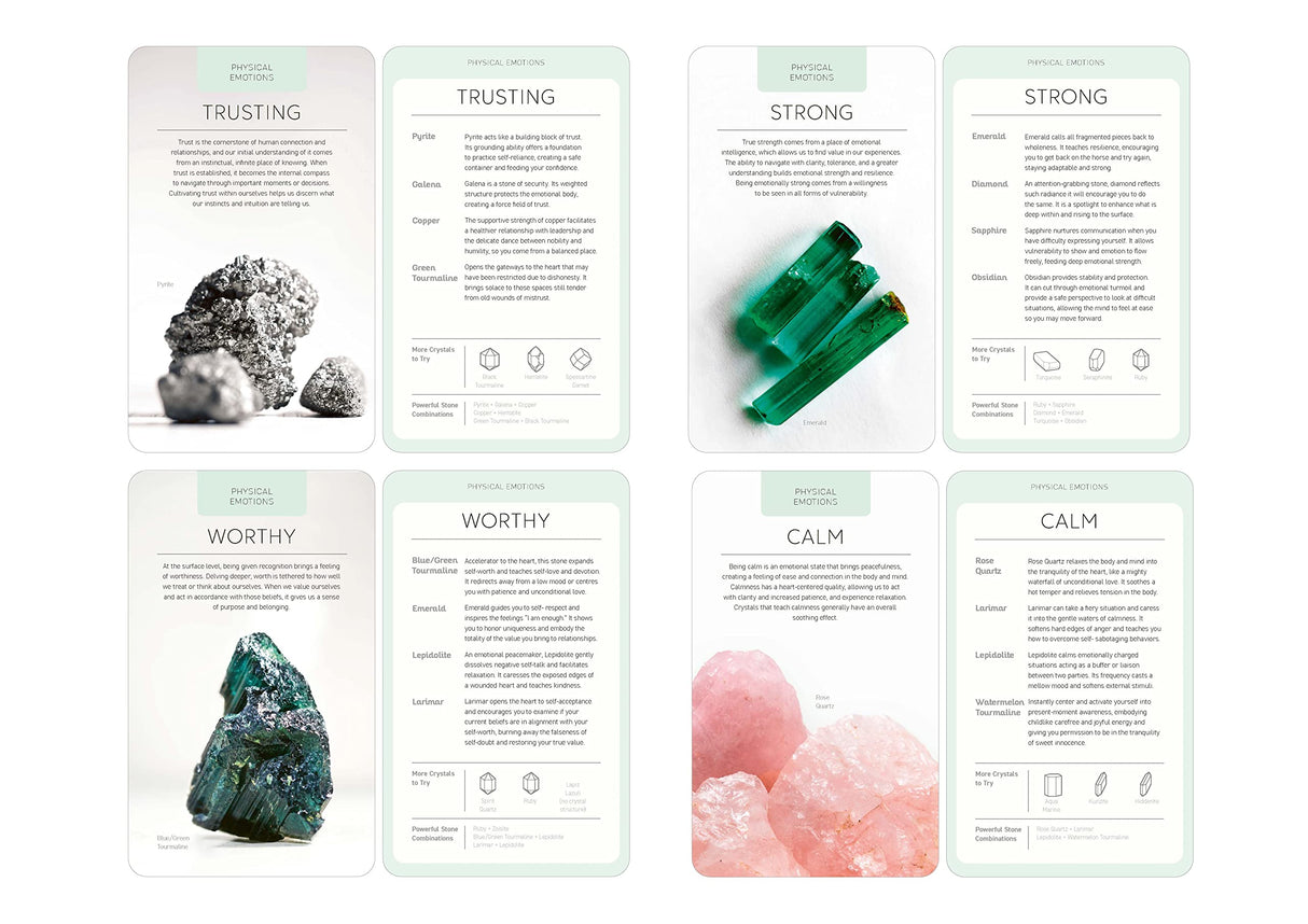 Mood Crystals Card Deck: Find the right crystal for every emotion in 50 cards - Retail Maharaj