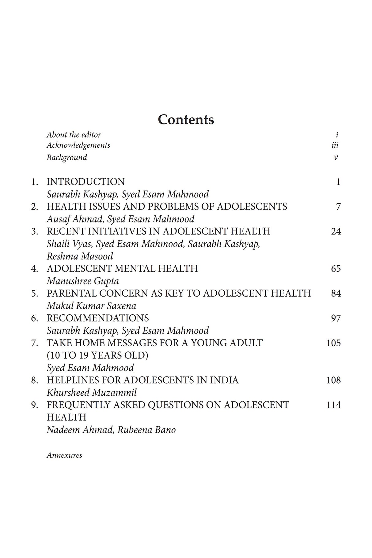 Concise Text Book of Adolescent Health (First Edition, 2019) - Retail Maharaj