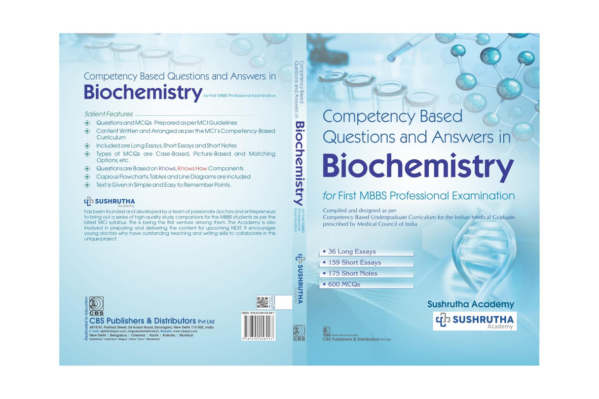 COMPETENCY BASED QUESTIONS AND ANSWERS IN BIOCHEMISTRY FOR FIRST MBBS PROFESSIONAL EXAMINATION (PB 2021) - Retail Maharaj