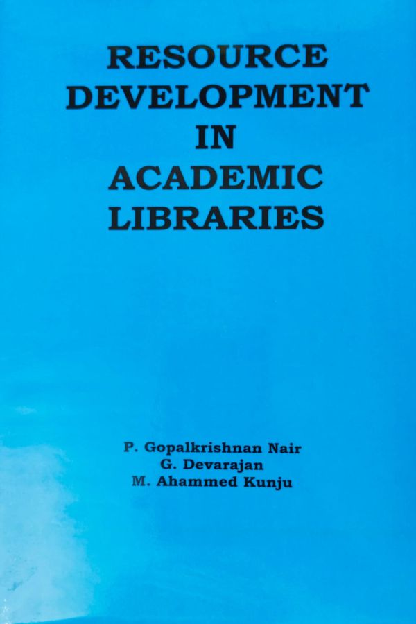 Resource Development in Academic Libraries - Retail Maharaj