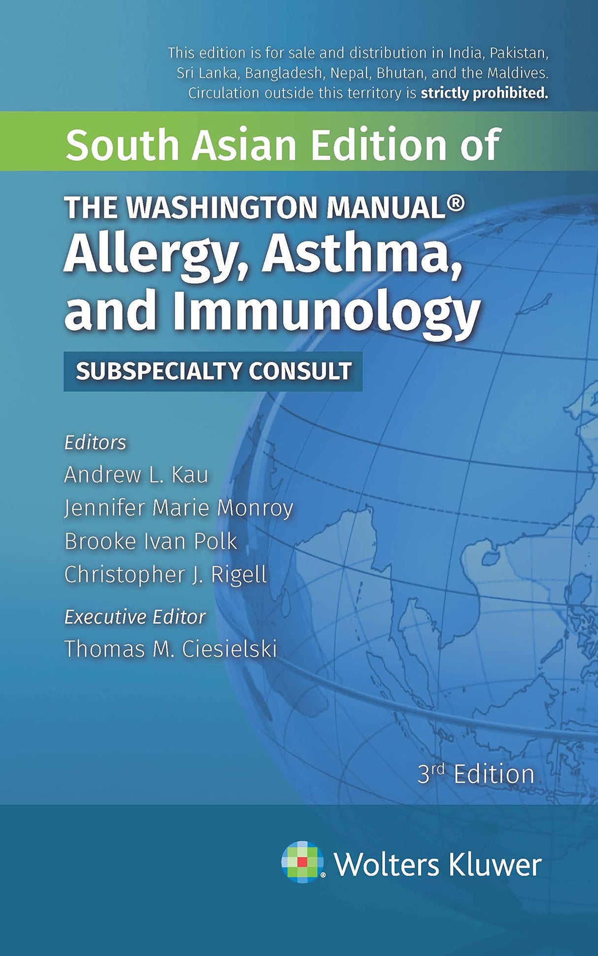 The Washington Manual Allergy, Asthma and Immunology Subspecialty Consult , 3e - Retail Maharaj