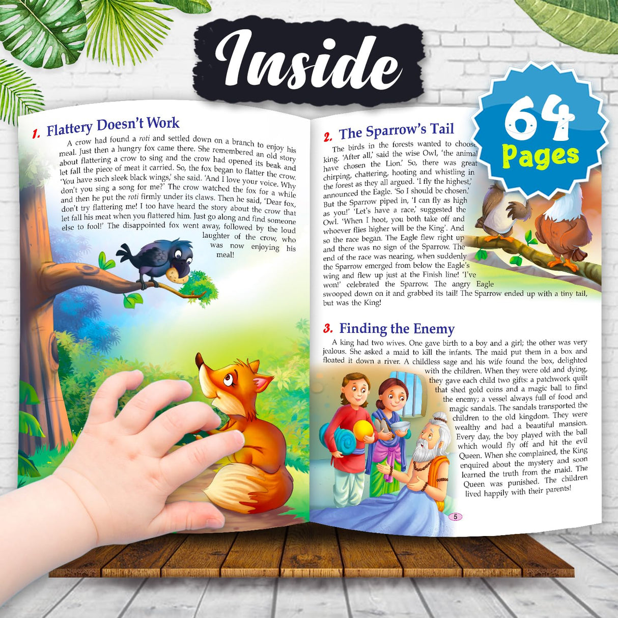 121 Folk Tales - Illustrated Story Books for Kids and Childrens - Bedtime Traditional Short Stories with Colourful Pictures in English | Hello Friend Books - Ages 3+ Years (121 Short Stories Book) - Retail Maharaj