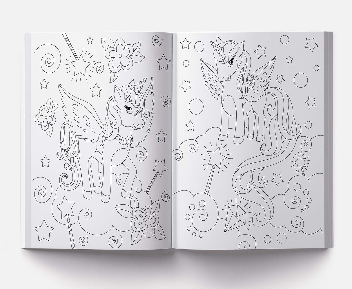 101 Unicorn Colouring Book: Fun Activity Colouring Book For Children - Retail Maharaj