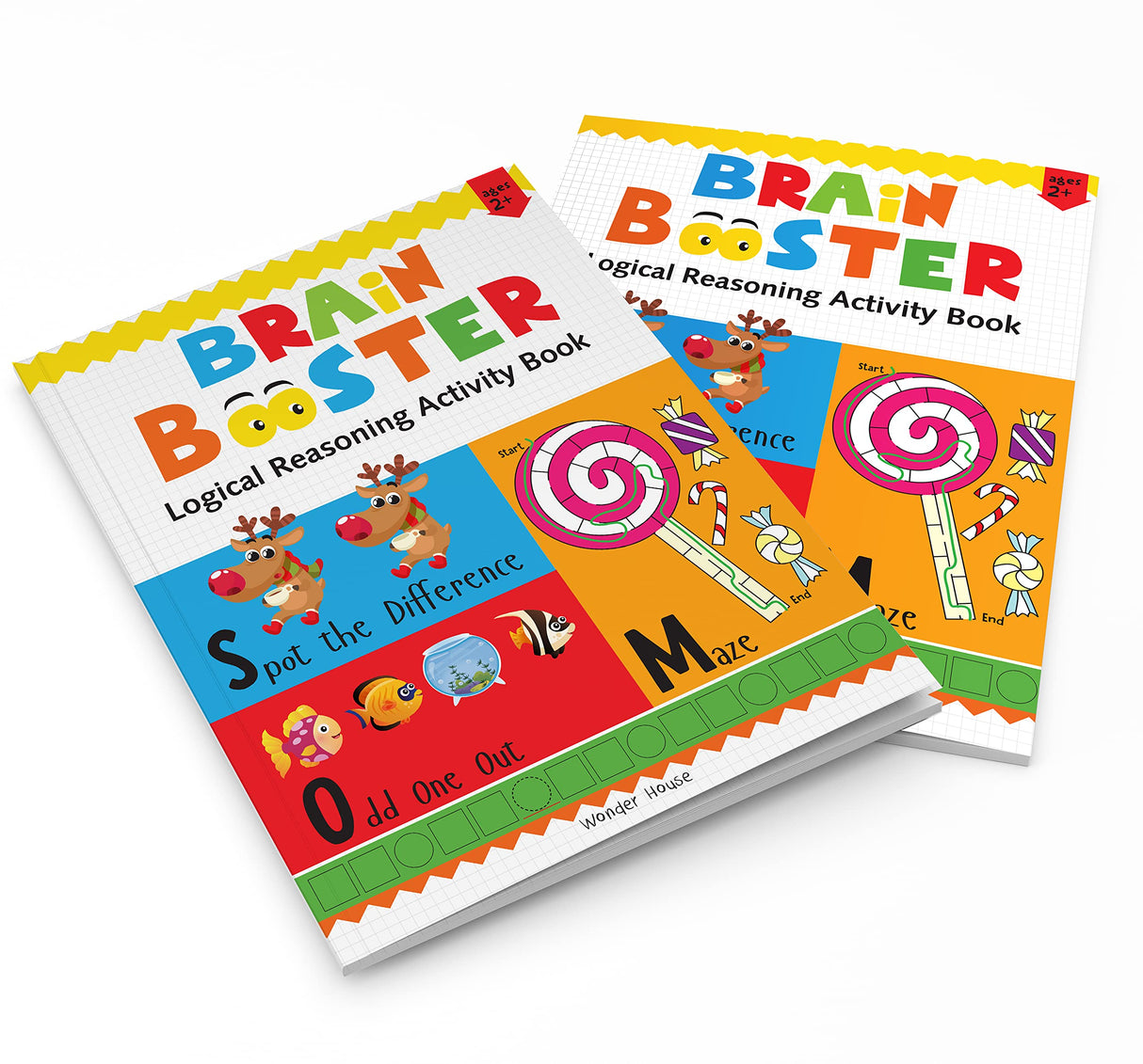 Preschool Activity Book: Brain Booster – Logical Reasoning Activity Book for Kids Ages 3–5 | Fun Puzzles, Patterns, Sorting, Matching & Thinking Skills | 3+ Hours of Brain-Boosting Fun - Retail Maharaj