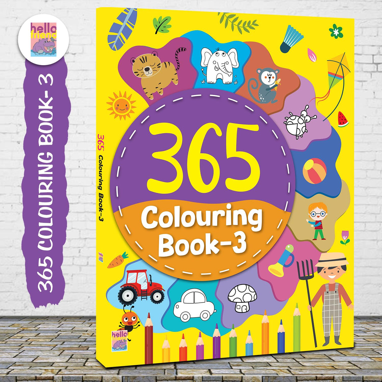 365 Colouring Book-3 - Retail Maharaj