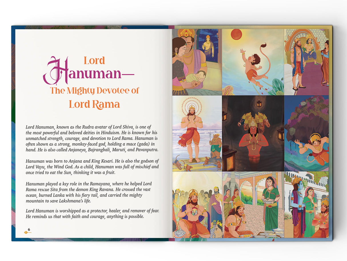 Hanuman Stories: 10 Illustrated Stories of Lord Hanuman for Children I Hindu Mythology | Indian Gods and Goddesses | Bedtime Storybook | Indian Folklore & Legends I Ages 5+ I [Select Learning - Retail Maharaj