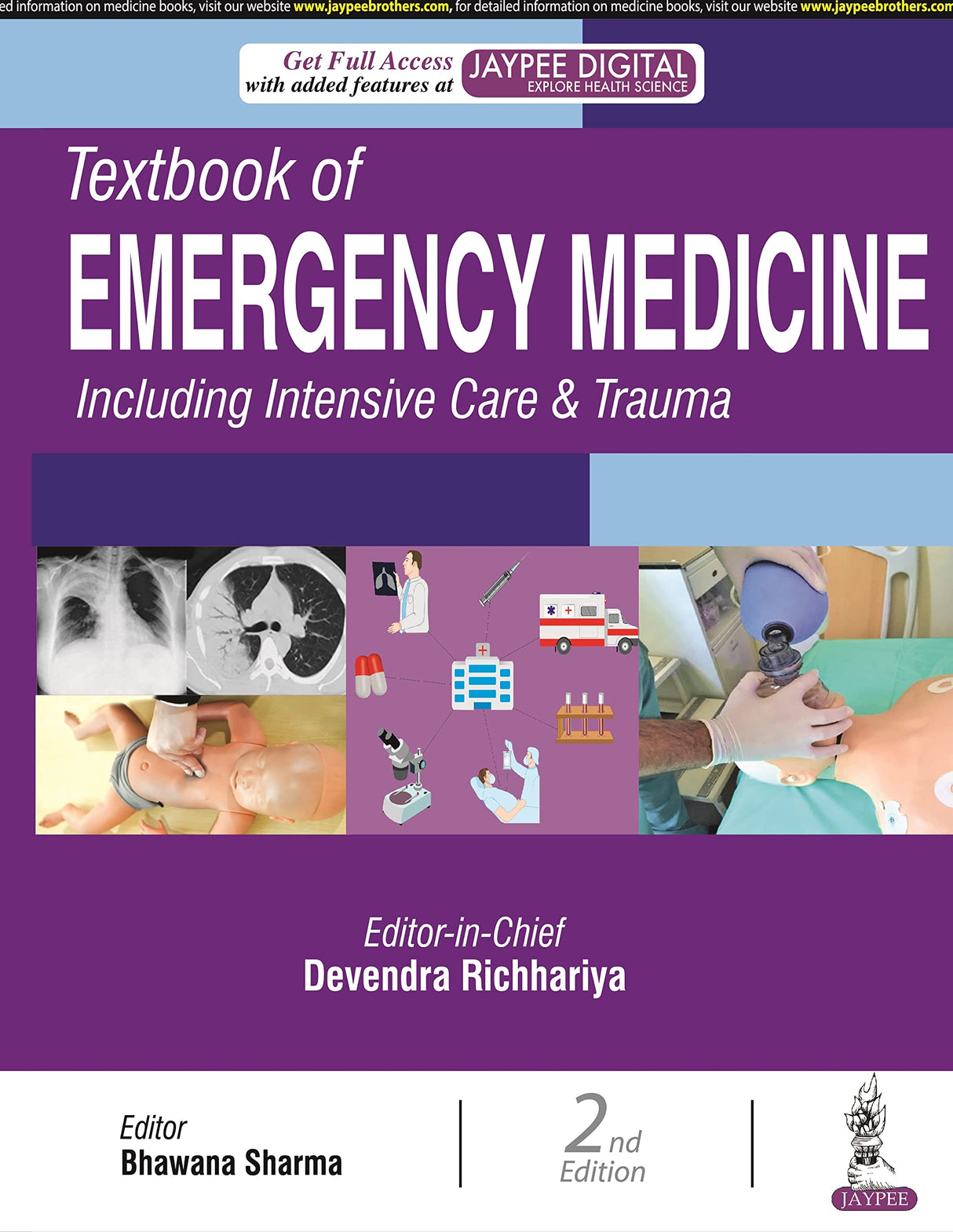 TEXTBOOK OF EMERGENCY MEDICINE: INCLUDING INTENSIVE CARE & TRAUMA (2 VOLUMES) - Retail Maharaj