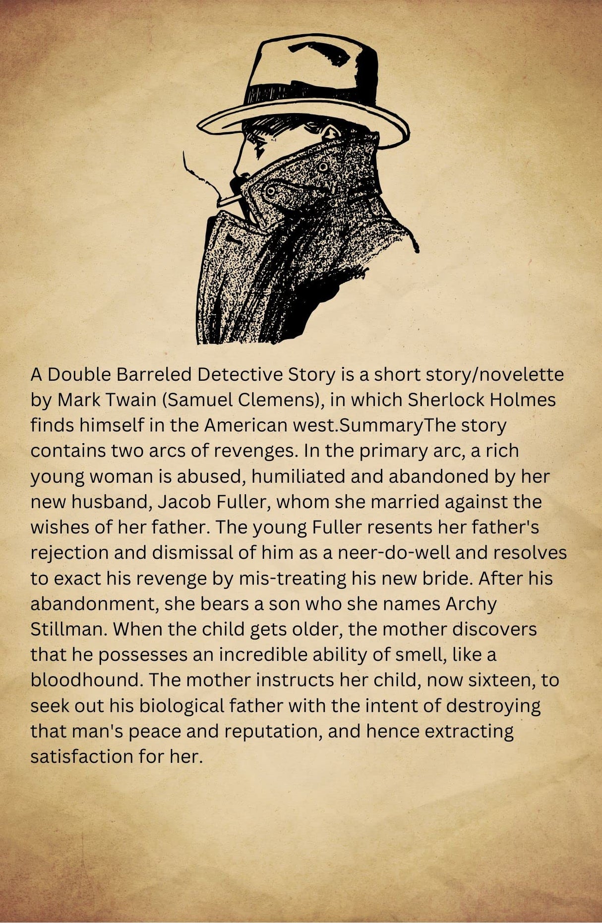 A Double Barrelled Detective Story Book - Retail Maharaj