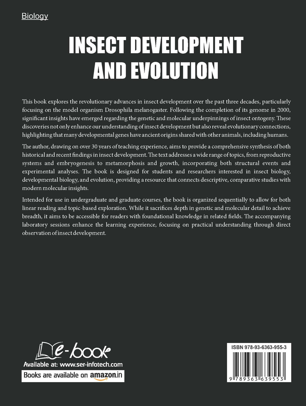INSECT DEVELOPMENT AND EVOLUTION - Retail Maharaj