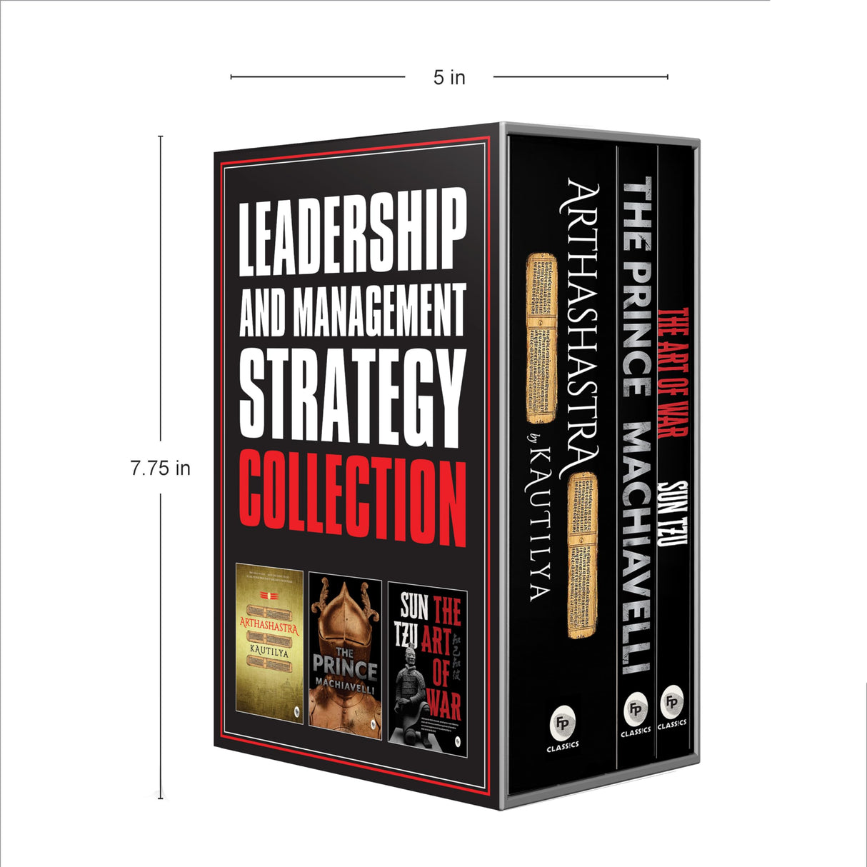 Leadership and Management Strategy Collection - The Prince, The Art of War, and Arthashastra – English | Best Classic Books collection to Learn Economics/ Leadership / Political Management Strategy | Reference Guide for Philosophy/Financial/ Warfare Tacti - Retail Maharaj