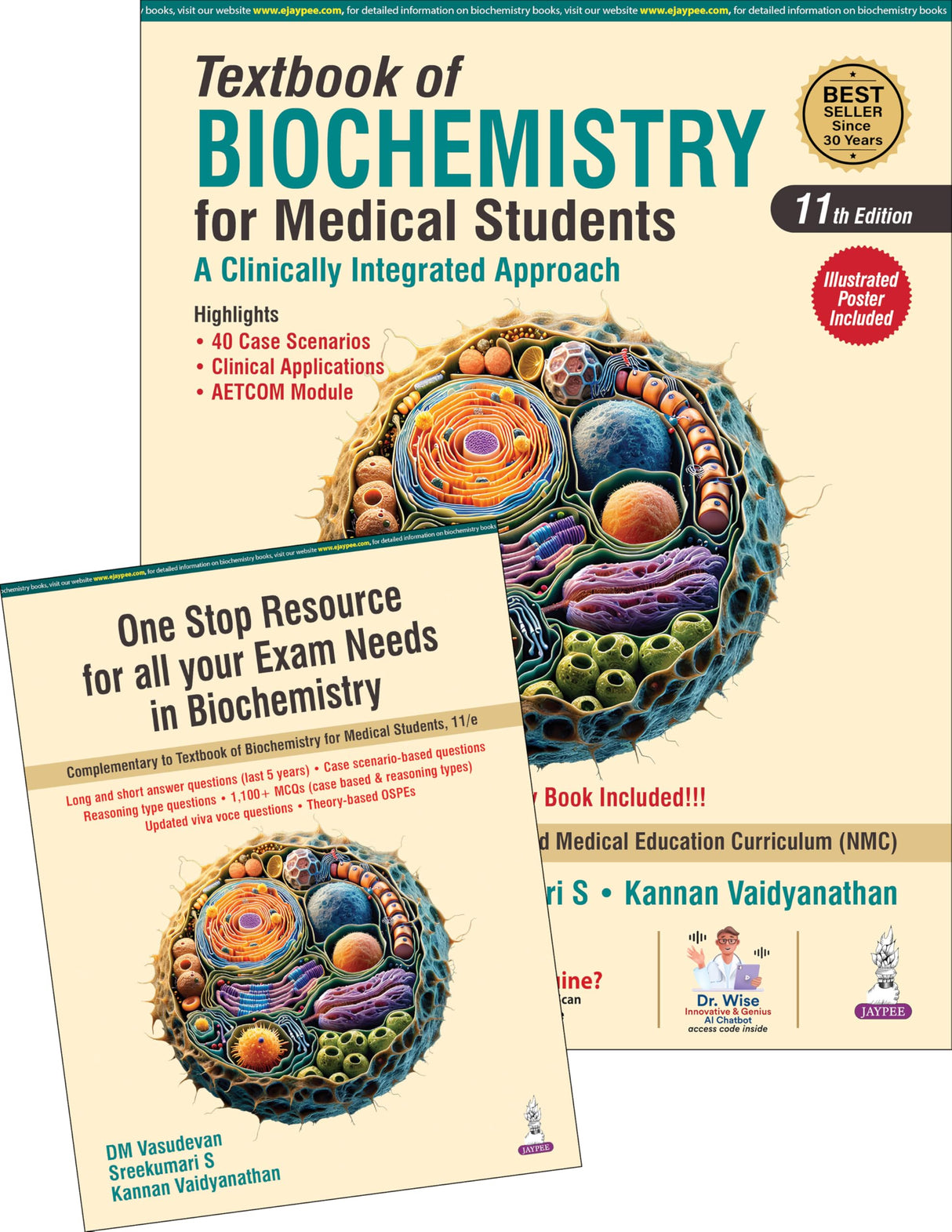 TEXTBOOK OF BIOCHEMISTRY FOR MEDICAL STUDENTS (COMPLIMENTARY BOOK INCLUDED+ILLUSTRATED POSTER) - Retail Maharaj
