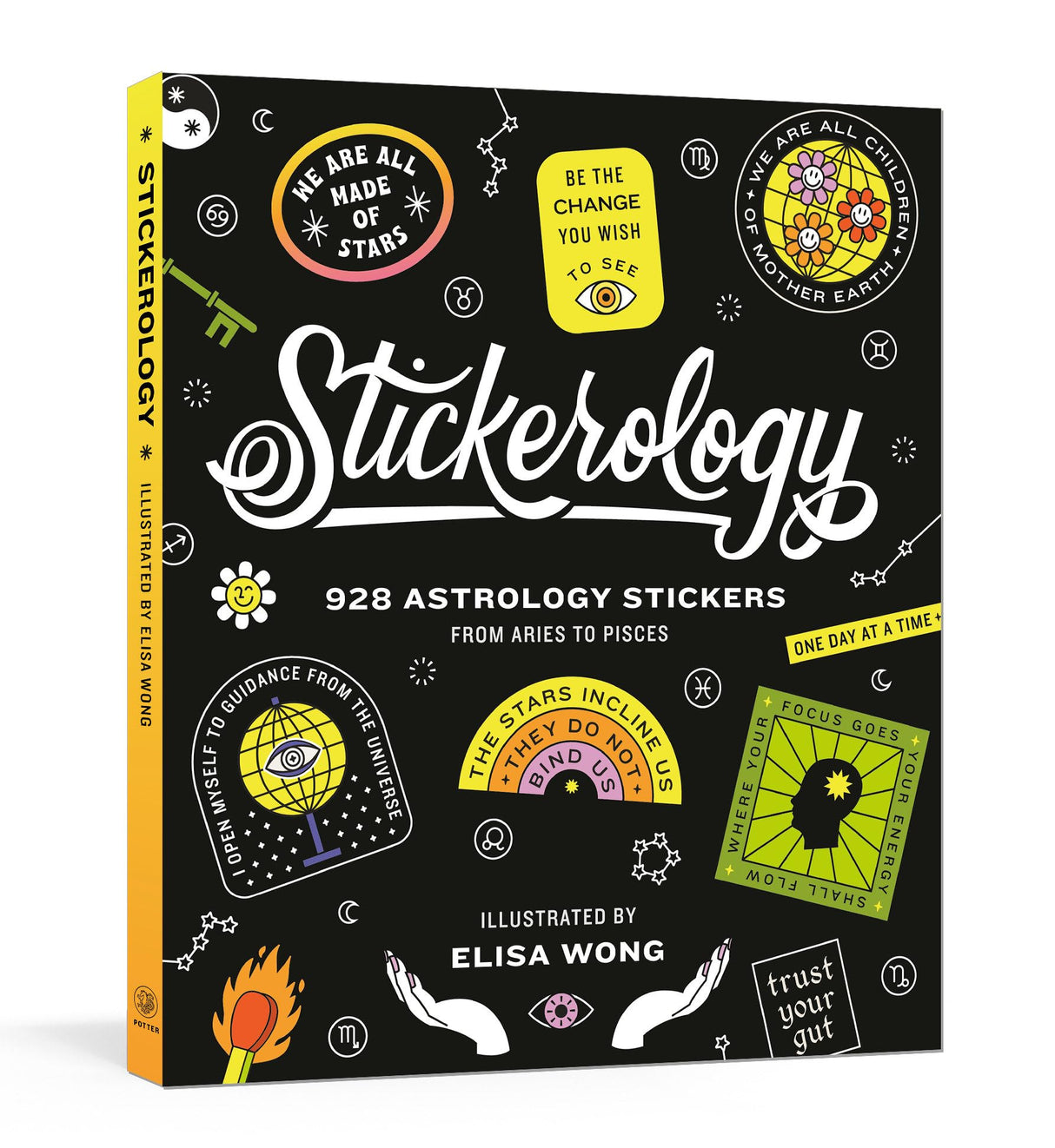 Stickerology: 928 Astrology Stickers from Aries to Pisces: Stickers for Journals, Water Bottles, Laptops, Planners, and More - Retail Maharaj
