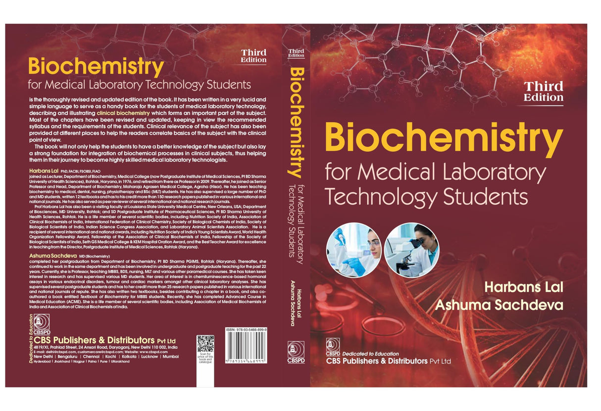 Biochemistry For Medical Laboratory Technology Students 3Ed (Pb 2024) - Retail Maharaj
